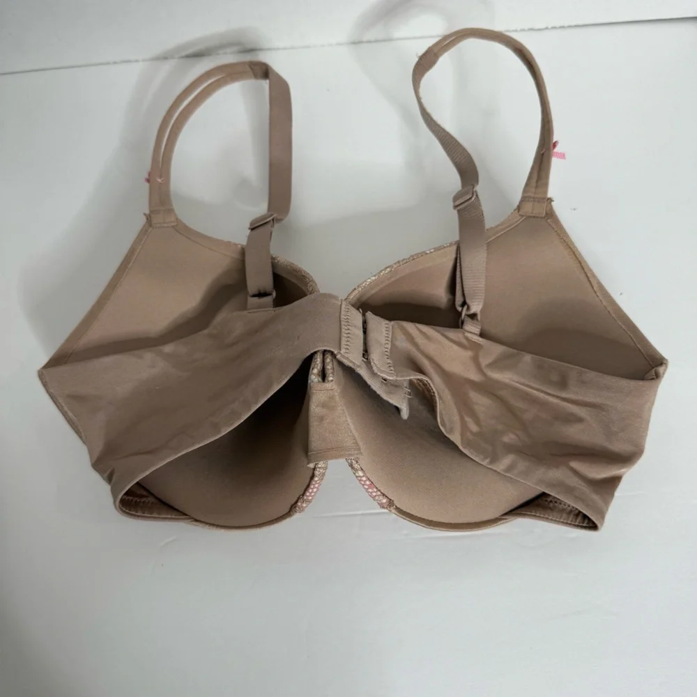 Warner's Tan and Pink Comfort Bra 01326s Size 36C